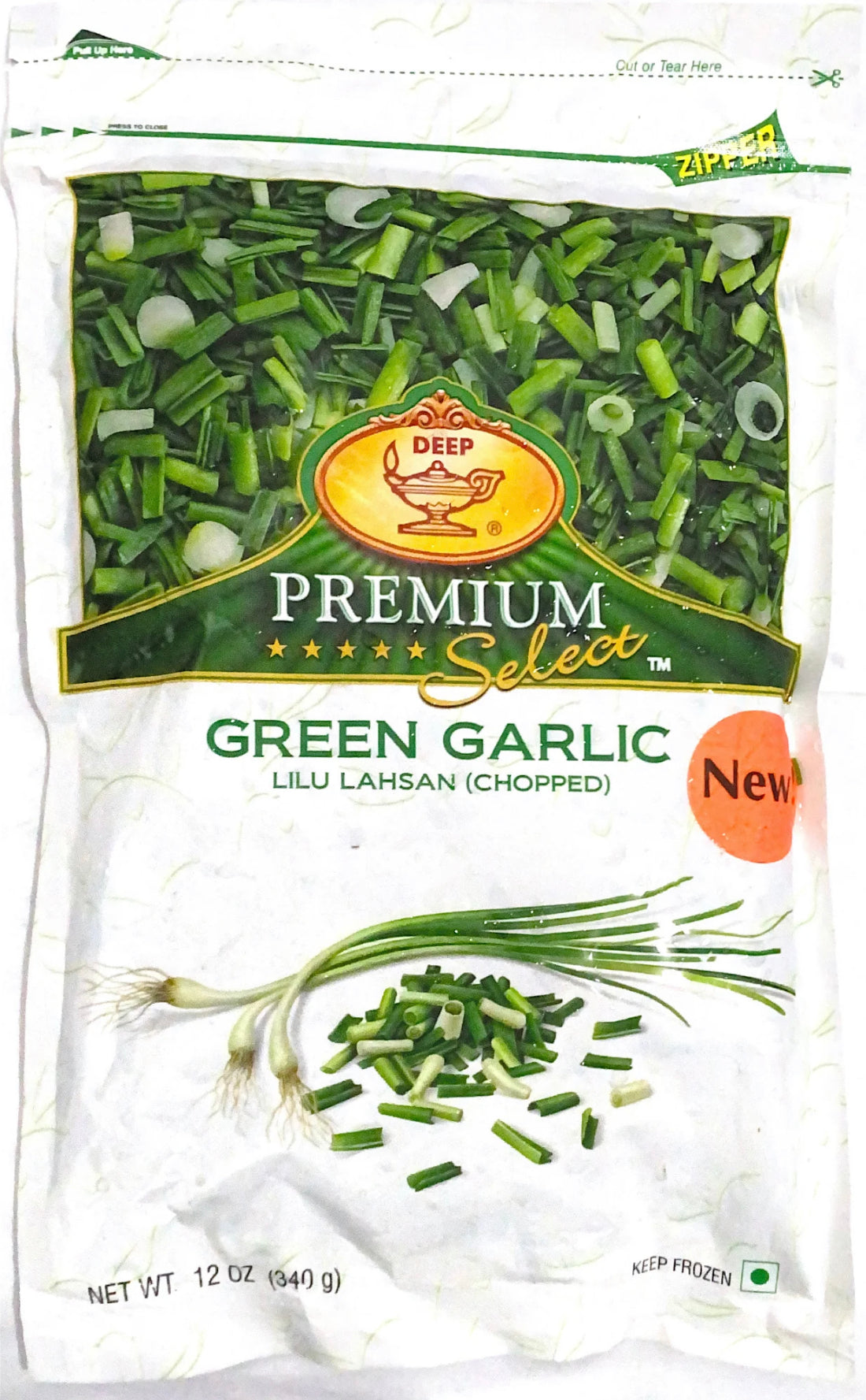 Deep Frozen Green Garlic 12oz